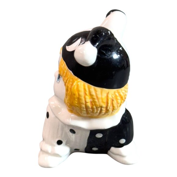 Star & Moon Harlequin Jester Piggy Bank Canada by Giftcraft Vintage 1980s Lot 2 - Picture 13 of 16